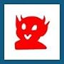 Tanning Bed Stickers Devil 1000 CT Roll