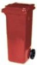 Outdoor Living : Wheelie Bin - Red - 140L - Free Delivery