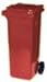Outdoor Living : Wheelie Bin - Red - 140L - Free Delivery