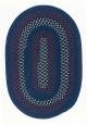 22 x27 Heart Deerfield Midnight Blue Dark Green/Dark Blue/Navy by Colonial Mills (CMI) Deerfield C