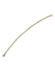 14K Yellow Gold 1/2 C Ct Tw Created Moissanite Bracelet