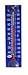 Windowpane Thermometer - with suction cup - 7 x 2 - temperature range -40 to 120 F -50 to 50 C -