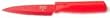 Kuhn Rikon 4 Inch Red Paring Knife With Sheath