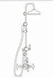 Rohl U.KIT1X-STN Rohl Showers Satin Nickel