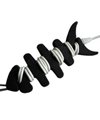 Black Cord Wrap (Fishbone Shaped) for Iphone apple