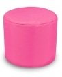 Pink Round Ottoman Coffee Table Footstool - PINK
