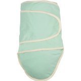 Miracle Blanket - Green with Beige Trim Swaddle Blanket
