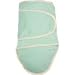 Miracle Blanket - Green with Beige Trim Swaddle Blanket