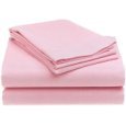 Tommy 200 Queen Pink Flat Sheet
