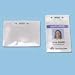 (Price/PK)Proximity badge holders, horizontal, 2-3/8 x 3-3/8, clear, 50 per pack