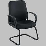 Executive Guest Chair,26-1/2x26x37,Seat Hgt. 17,Black (SAF6302BL)