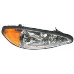 Right Passenger Side Headlight Headlamp 99-05 Pontiac Grand Am Grandam 99 00 01 02 03 04 05 1999 2000 2001 2002 2003 2004 2005 Head Light Lamp Lights Lamps