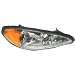 Right Passenger Side Headlight Headlamp 99-05 Pontiac Grand Am Grandam 99 00 01 02 03 04 05 1999 2000 2001 2002 2003 2004 2005 Head Light Lamp Lights Lamps