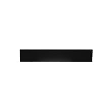 Looped Logic LL3604BSP-B Black Phenolic Resin Backsplash, Chemical Resistant, 36" Length x 4" Height