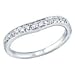 14kt White Gold 1/7ct TW Milgrain Diamond Anniversary Band
