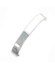 Sterling Silver 9.75mm Hinged Bangle