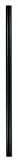 Hinkley Lighting 6660BK Post Mount - 7H x 3"D Fitter - Black - Landscape Lighting Accessory