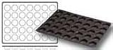 Fluted Tartlet Non-Stick Silicone Mold Size: 2" Diameter