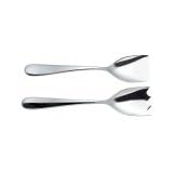Alessi Stainless Steel Salad Serving Set- Nuovo Milano 5180 by 