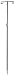 Bed Socket Telescoping I.V. Pole: IV Pole Bed Socket Telescoping 3/CS, - 3 EA/CS Locking collet quickly and securely adjusts height from 35" to 65". Locking collet quickly and securely adjusts height from 35" to 65". Internal rubber bumpers ensure silent operation and reduce shock to hand and I.V. container when lowering telescoping tube. Constructed of durable, anodized aluminum tubing. Designed to meet the requirements of HCPCS code: E0776.Product photo may not exactly match the product offered for sale. Please refer to the product description.