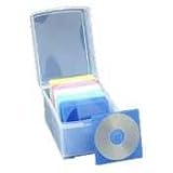 Compucessory CD/DVD Slim Storage Box - CCS22291 - 1 Each - Clear