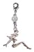 Charm Small-Mud Flap Girl-Clear-Silver