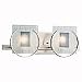 Manitoba Collection Modern Bath Light finished in Brushed Nickel - 45073IN