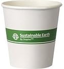 Sustainable Earth By Staples® Compostable Hot Cups; 10 Oz., 50/pack