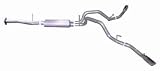 Dual Extreme Exhaust Kit Exits Behind Rear Tire At An Aggressive Angle Incl. Muffler/2.25 in. Pipes3.54 in. Stainless Tips/Hangers/Clamps Stainless