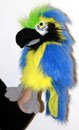 Hand Puppet Baby Bird Blue And Gold Macaw