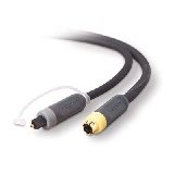 BELKIN PUREAV AV20000B03 3FT DIGITAL TOSLINK CABLE