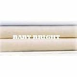 1 PAIR COT FLANNELETTE SHEETS CREAM 100 X 150 CM
