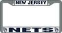 New Jersey Nets Chrome License Plate Frame