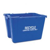 RUB571297BE - Plastic Computer Paper Recycling Tub