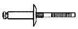 1/4 G.M. Window Regulator Rivet (25 count)