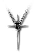 Cross Of Nails - Alchemy Gothic Pendant Necklace