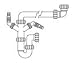 Universal Spacer Saver Plumbing kit for Single Bowl Sinks
