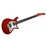 LAG Jet Electric Guitar in Matt Dark Red