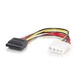 Cables to Go - Power adapter - 15 pin SATA power (F) - 4 pin internal power (F) - 6 in