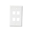 CHANNEL VISION 10-J-4GI 4 Jack Ivory Gang Plates