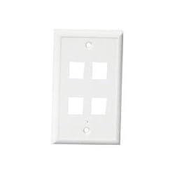 CHANNEL VISION 10-J-4GI 4 Jack Ivory Gang Plates