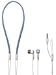Sony MDR-NX1 In Style Stereo Dynamic Earphones (Blue)