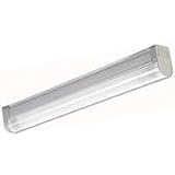 Good Earth Lighting, Inc. GLS9008-WH-1 12-1/2-Inch One-Light Linking Fluorescent Light Fixture, White