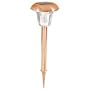 Moonrays 95741 Vino 4 Pack of Solar Fixtures Copper Finish