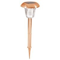 Woods Industries Moonrays Vino 4-Pack of Solar Fixtures Copper Finish #95741 by Woods Industries