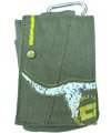 Universal Pouch with Belt Loop & Optional Carabiner(Army Green) for Siemens cell phone
