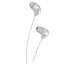 JVC HA-FX34-SE - In Ear Marshmallow Headphones - Silver