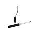 elago Retractable Stylus with Removable Strap for Touchscreen Wireless Phones (Black)