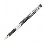 Pen, Gel, Water-Resistant, .7mm, Clear Barrel/Black Ink, Sold as 1 each