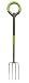 Radius Garden 204 PRO Ergonomic Stainless Steel Border Fork